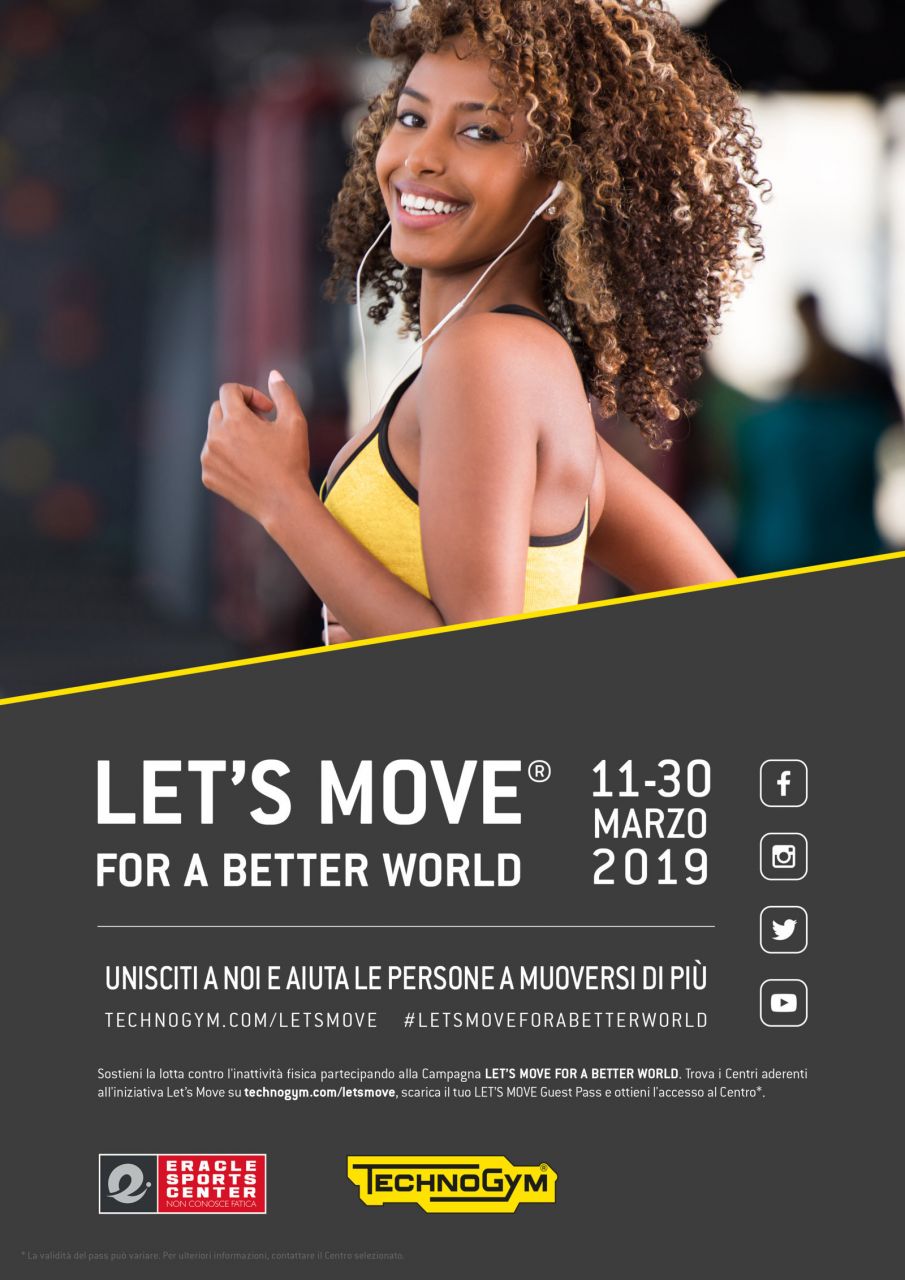 LET'S MOVE 2019 - SI PARTE LUNEDI' 11 MARZO