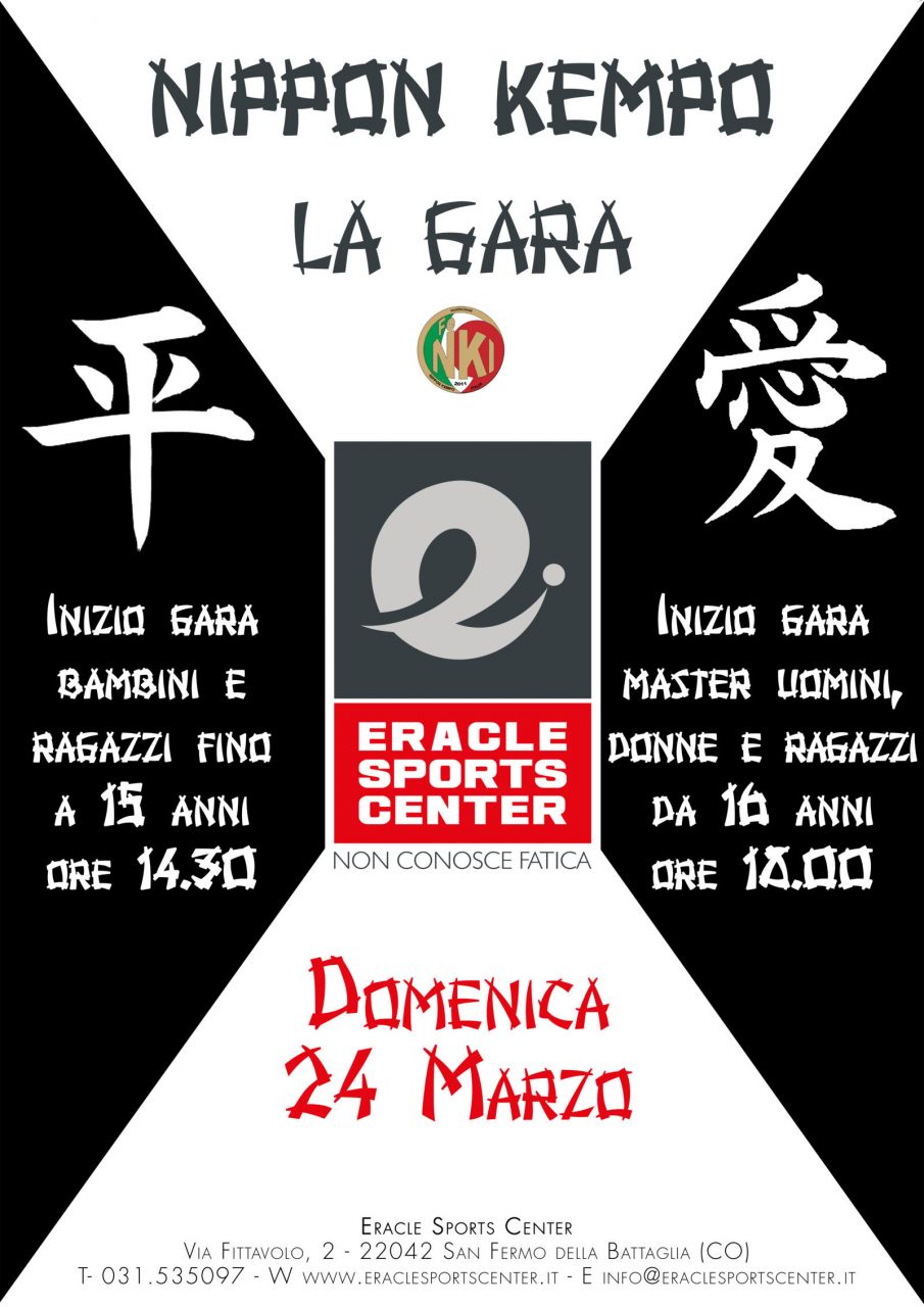 NIPPON KEMPO - LA GARA DOMENICA 24 MARZO