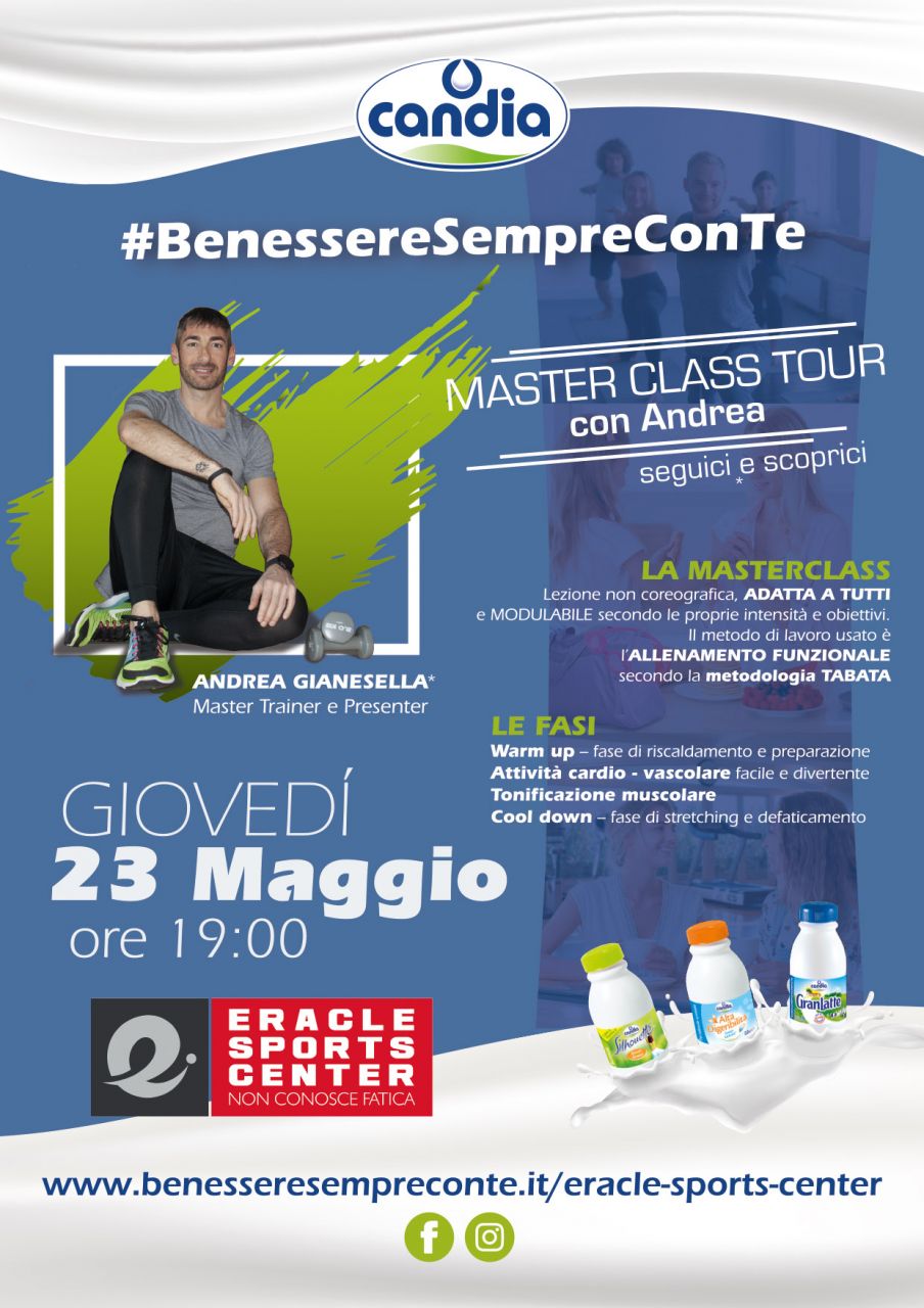 MASTERCLASS CANDIA 23 MAGGIO ORE 19 CON ANDREA GIANESELLA