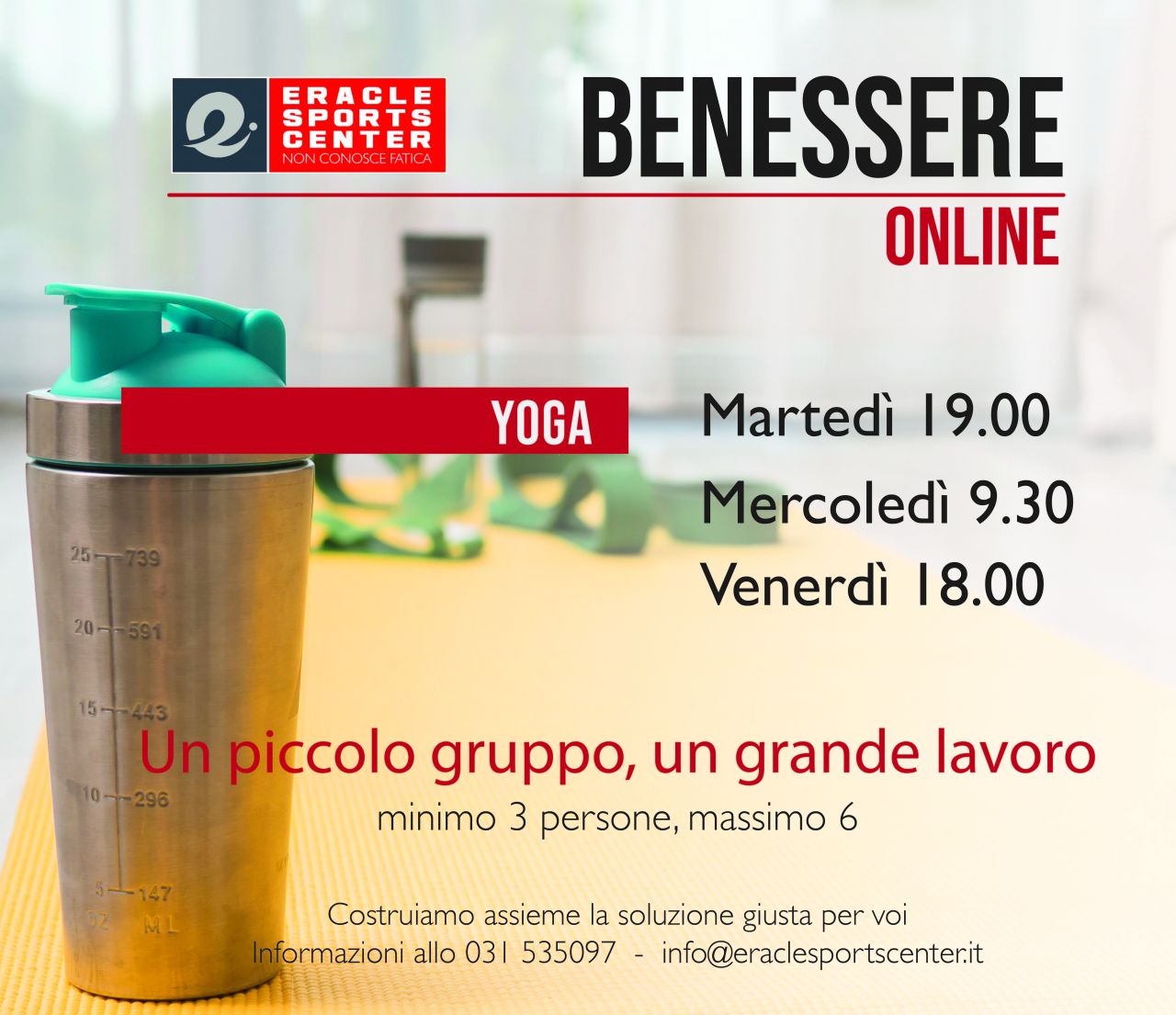 nuove lezioni on line: YOGA